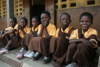 Foto: i bambini della scuola di Akwidaa in Ghana