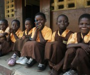 Foto: i bambini della scuola di Akwidaa in Ghana