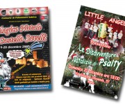 Volantini di "Un Magico Natale" e de "Le Disavventure Natalizie di Psalty"